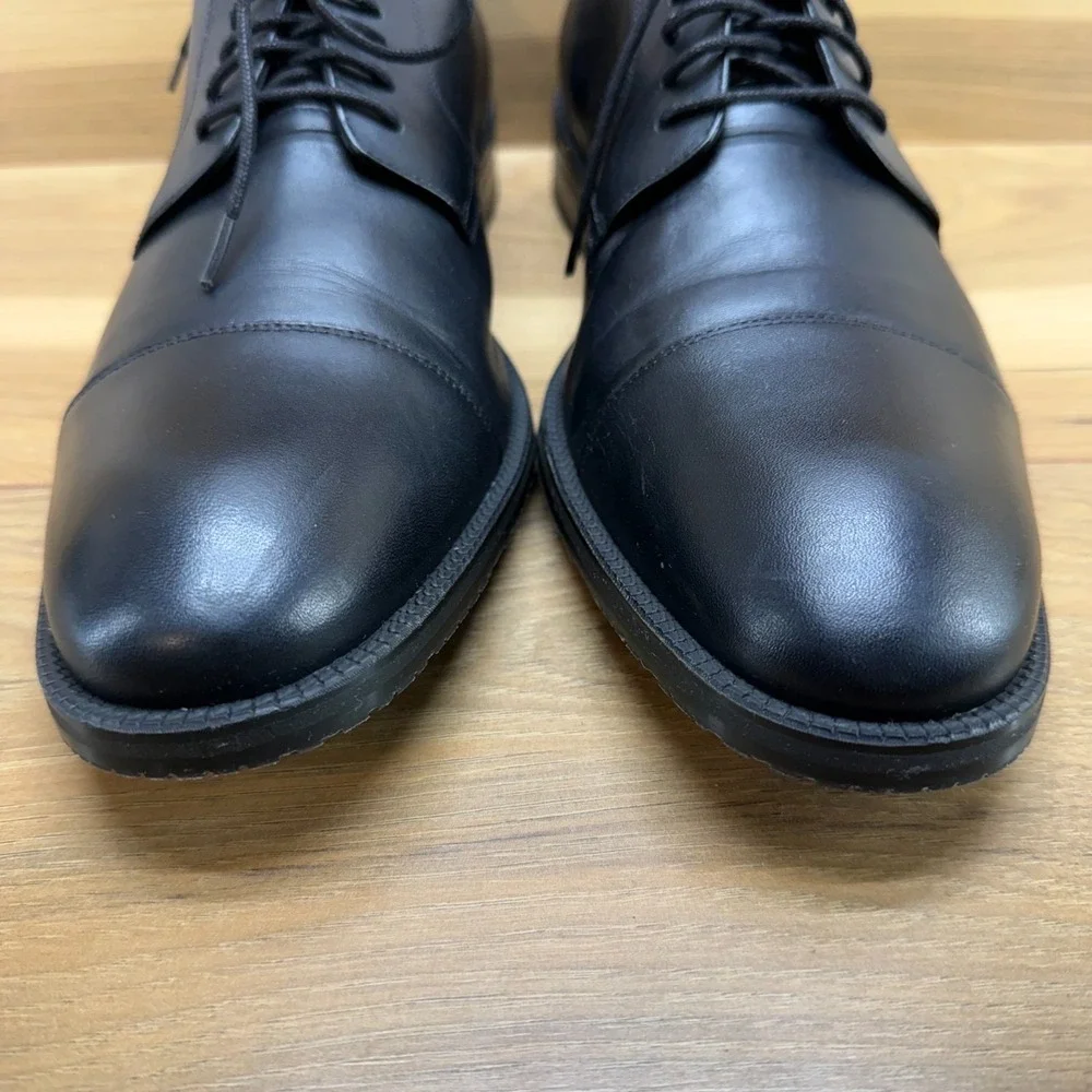 Cole Haan MISMATCHED MENS 10.5 10 Grand 360 Cap Toe Dress Shoes Black Leather